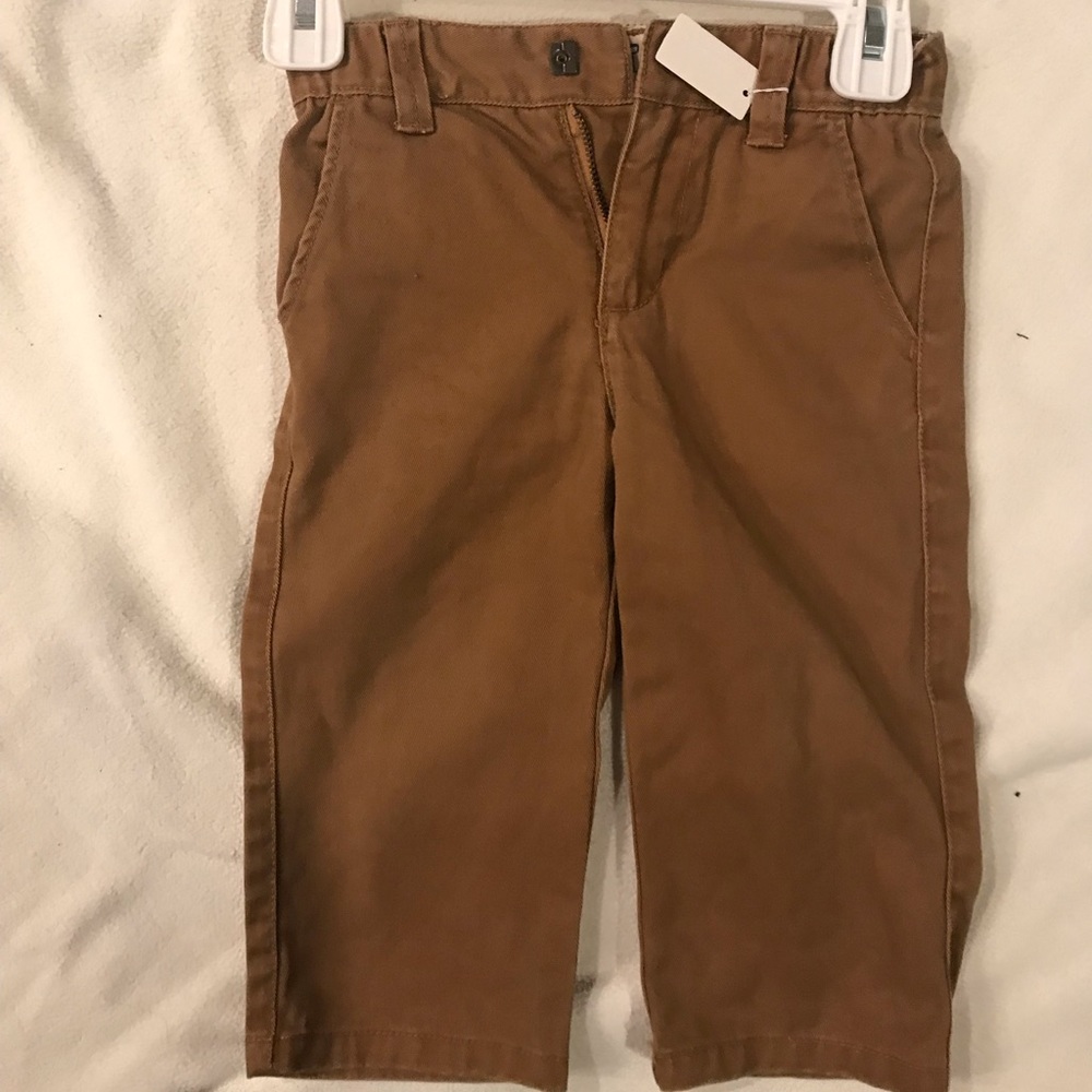 Gymboree boy khaki dress pants 12-18 months EUC
